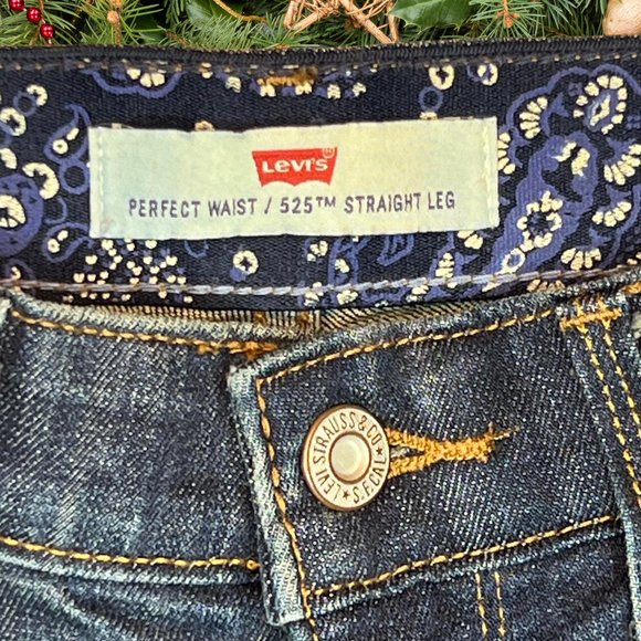 Levi's 525 Perfect Waist Straight-Leg Jeans Women's Size 4 - Picture 1 of 2